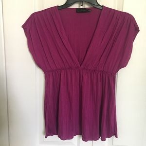 The Limited fushcia loose shirt/top